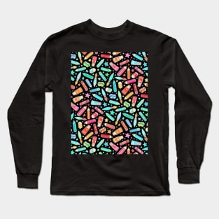 Rainbow Stationary and Art Supplies - Black Long Sleeve T-Shirt